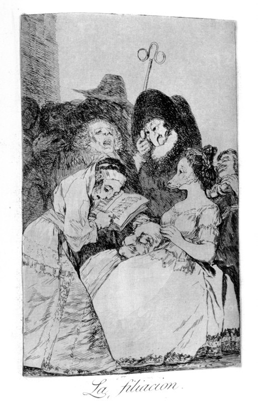 'The filiation', 1799. Artist: Francisco Goya