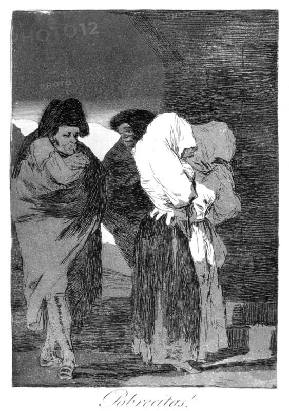 'Poor little girls!', 1799. Artist: Francisco Goya