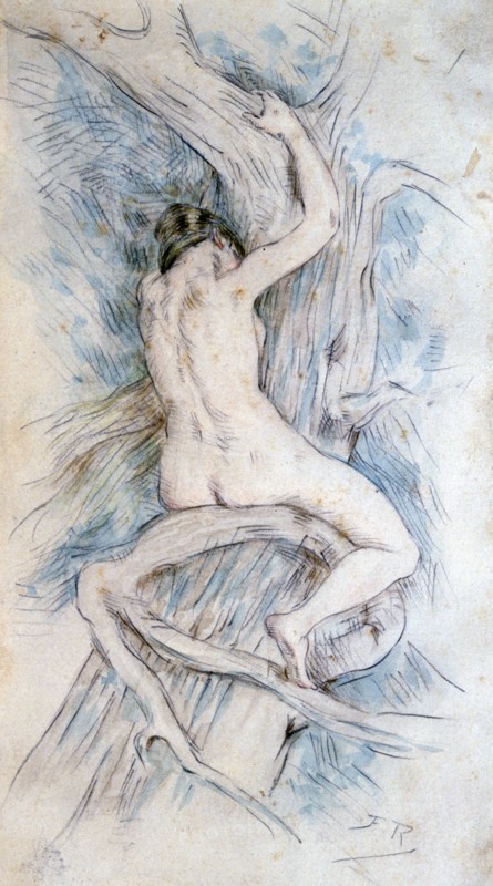 'Hamadryade', c1850-1898.  Artist: Felicien Joseph Victor Rops