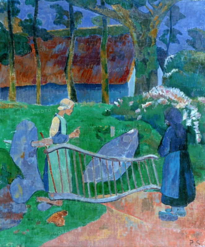 'The Flowered Gate', 1889.  Artist: Paul Serusier