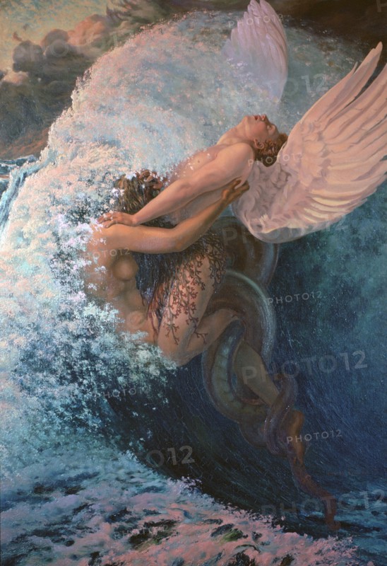 'Spleen and Ideal', 1907. Artist: Carlos Schwabe
