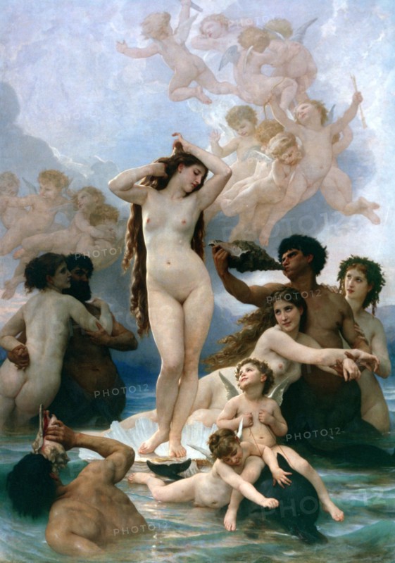 'The Birth of Venus', 1879. Artist: William-Adolphe Bouguereau