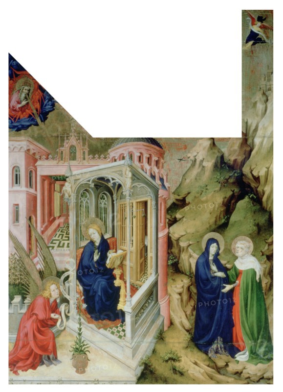 'Annunciation and Visitation', 1394-1399. Artist: Melchior Broederlam