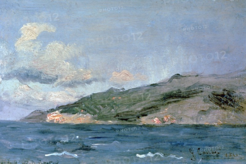 'Entrance to the Straits of Gibraltar', 1848.  Artist: Gustave Courbet