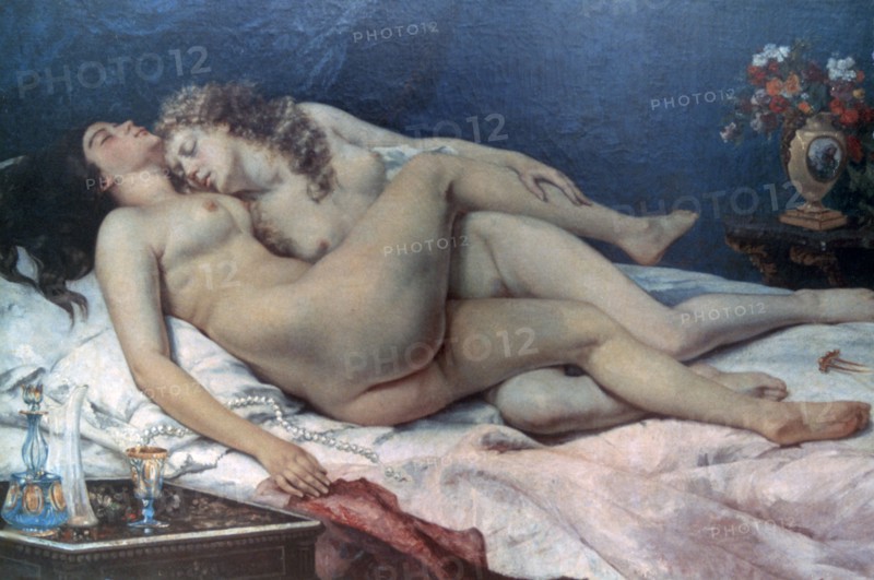 'Le Sommeil', 1866. Artist: Gustave Courbet