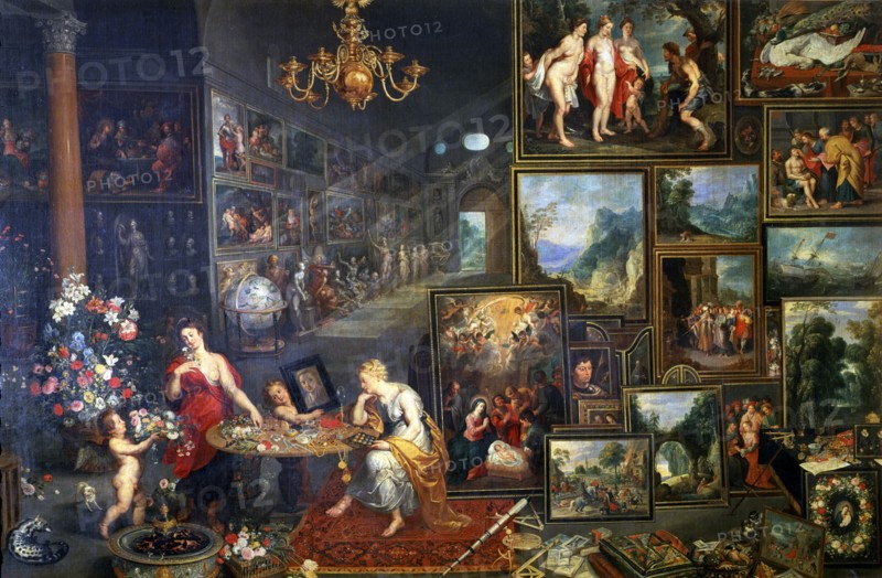 'Allegory of Sight and Smell', c1590-1625. Artist: Jan Brueghel the Elder