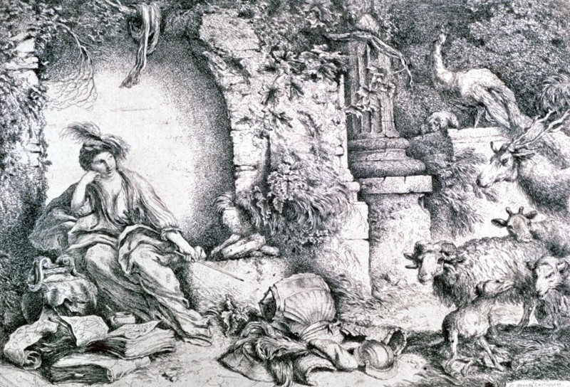 'Circe Changing Ulysses' Men', c1650. Artist: Giovanni Benedetto Castiglione