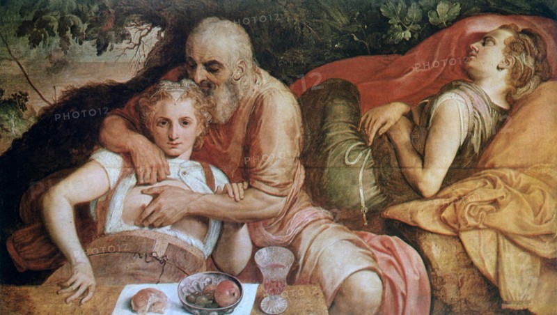 'Lot and his Daughters', c1550. Artist: Frans Floris