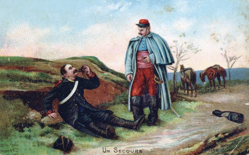 'First Aid', 1914-1918. Artist: Etienne Berne-Bellecour