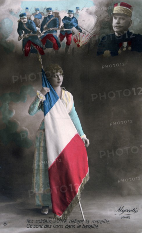 French WWI postcard, 1914-1918. Artist: Unknown