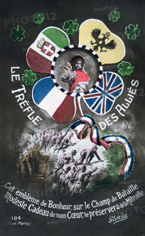French WWI postcard, 1914-1918. Artist: Unknown