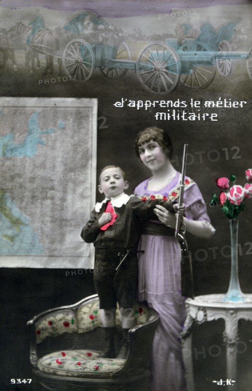 French WWI postcard, 1914-1918. Artist: Unknown