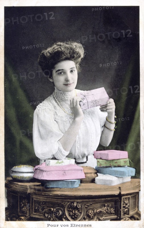 New Year Gift, French Postcard, c1900. Artist: Unknown