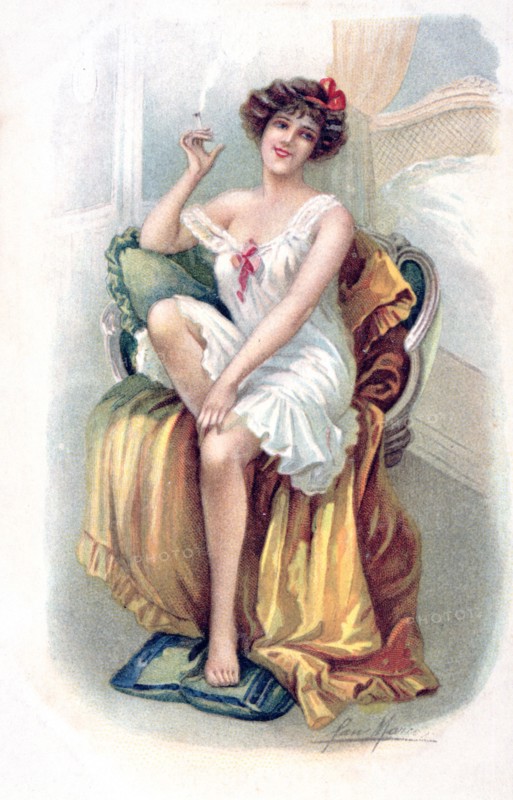 French Postcard, c1900. Artist: Unknown