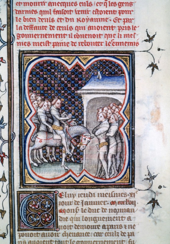 Discourse of the Dauphin Charles, 1358, (1375-1379). Artist: Unknown