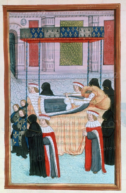 Funeral of Anne of Britanny, Paris, 1514, (16th century). Artist: Unknown
