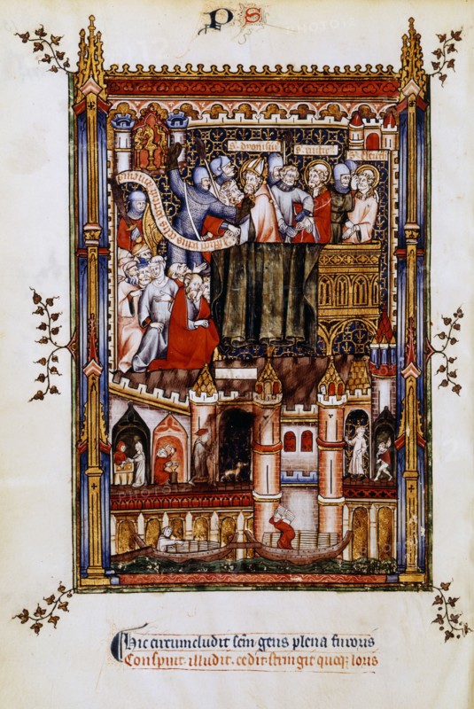 The arrest of St Denis, 1317. Artist: Unknown