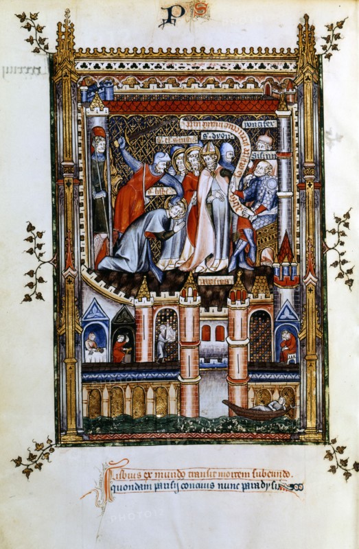 The martyrdom of Lisbius, 1317. Artist: Unknown