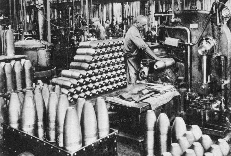 German state munition factory, World War I, 1917. Artist: Unknown