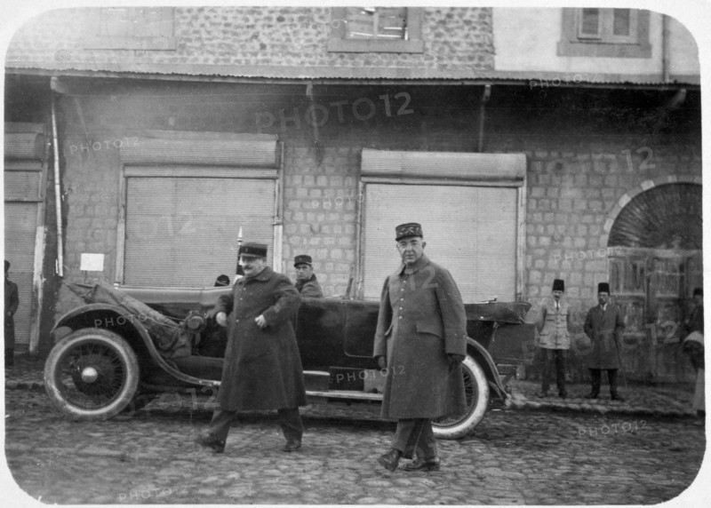 Officers of the French Foreign Legion, Syria, 20th century. Artist: Unknown
