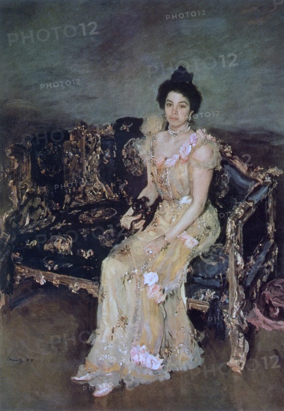 'Portrait of Sofia Mikhailovna Botkina', 1899.  Artist: Valentin Serov
