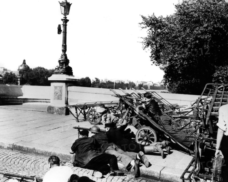 The liberation of Paris, August 1944. Artist: Unknown