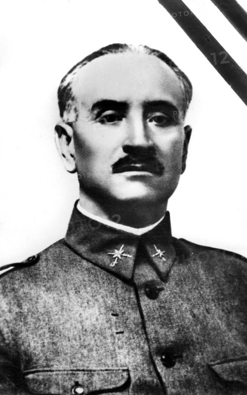 Gonzalo Quiepo de Llano, Nationalist general in the Spanish Civil War. Artist: Unknown