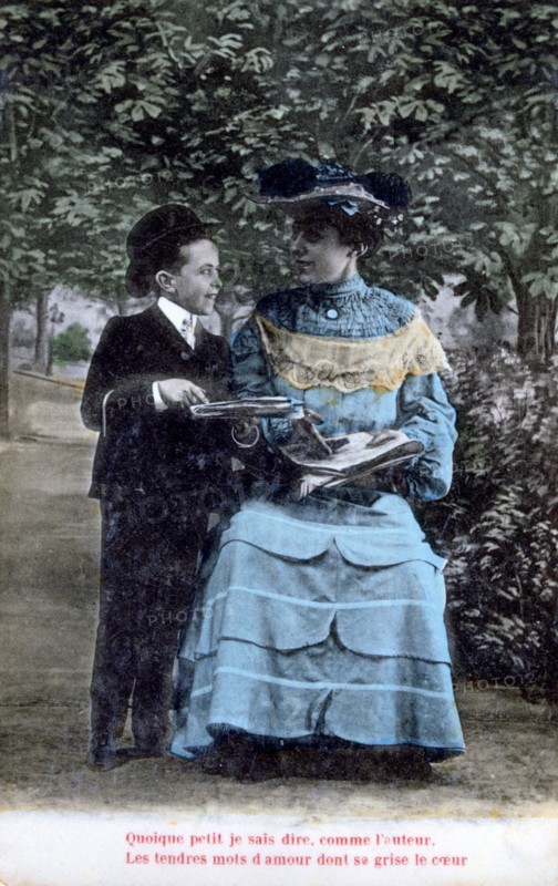 French romantic postcard, c1900. Artist: Unknown