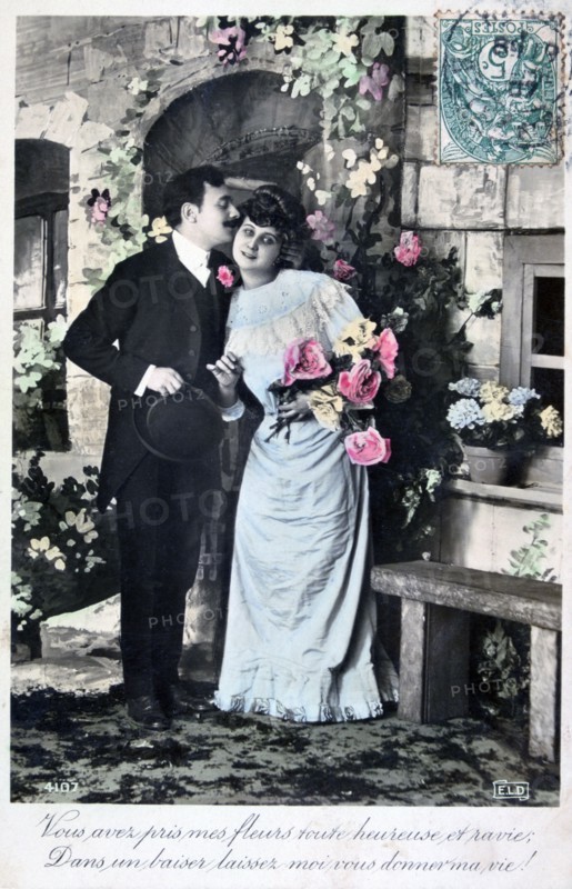 French romantic postcard, c1900. Artist: Unknown