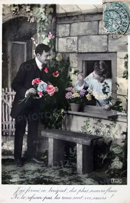 French romantic postcard, c1900. Artist: Unknown