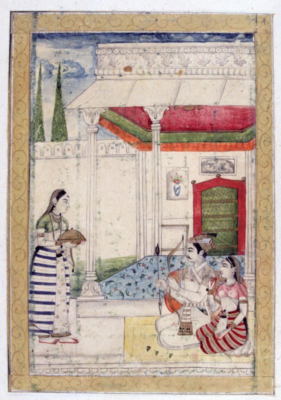 Vibhasa Ragini, Ragamala Album, School of Rajasthan, 19th century. Artist: Unknown