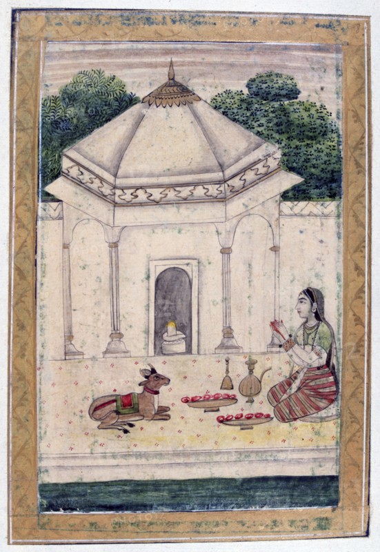 Bhairavi Ragini, Ragamala Album, School of Rajasthan, 19th century. Artist: Unknown