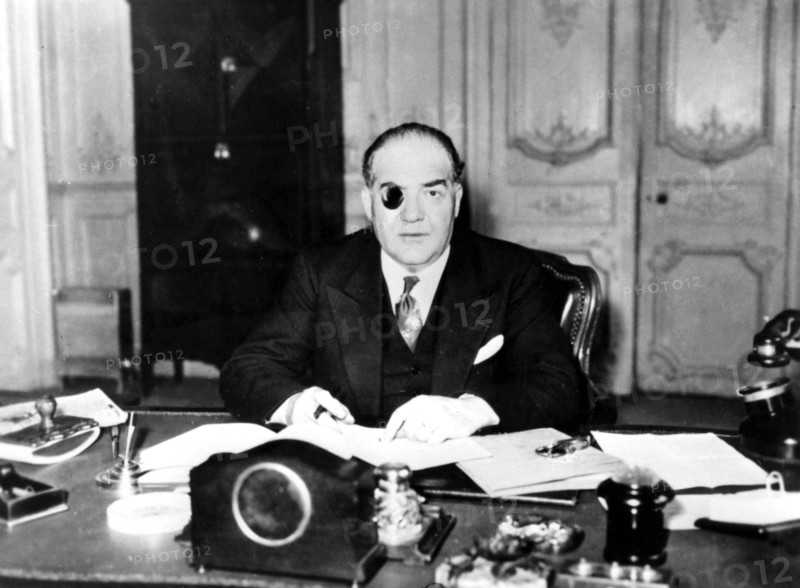 Xavier Vallat, Vichy French Commissioner-General for Jewish Questions, France, April, 1941. Artist: Unknown