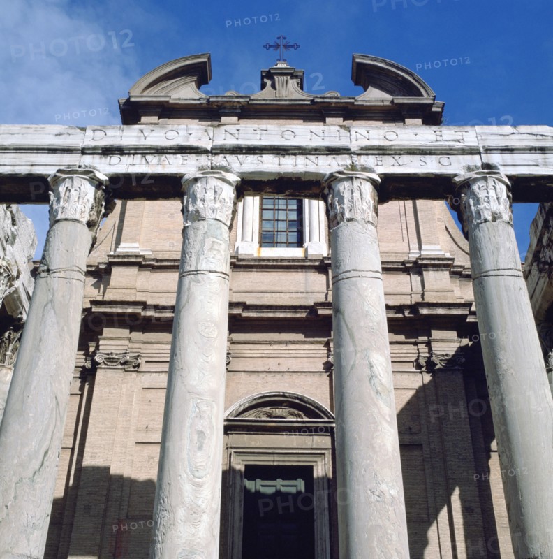 The Temple of Antoninus and Faustina, Rome. Artist: Unknown
