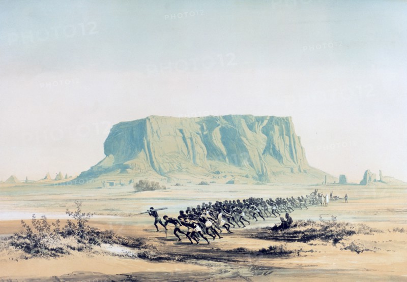 'View of Mount Barkal', Sudan, 1842-1845. Artist: E Weidenbach
