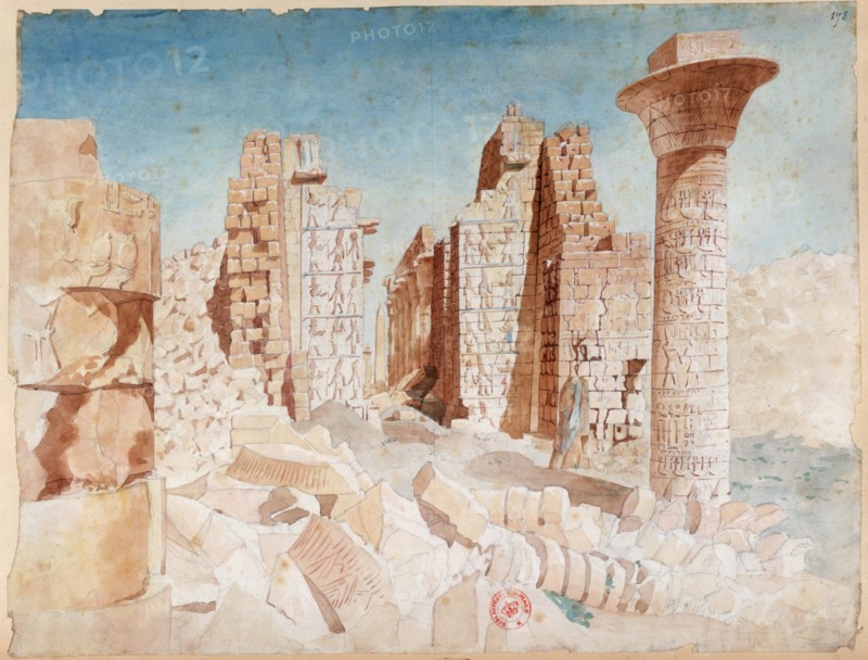 'Karnak', Egypt, 19th century. Artist: Nestor l'Hote