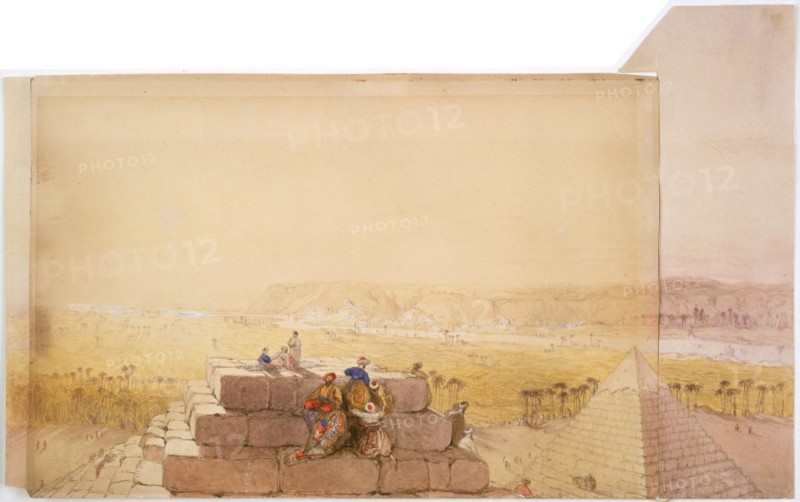 'Pyramids', 19th century. Artist: David Roberts