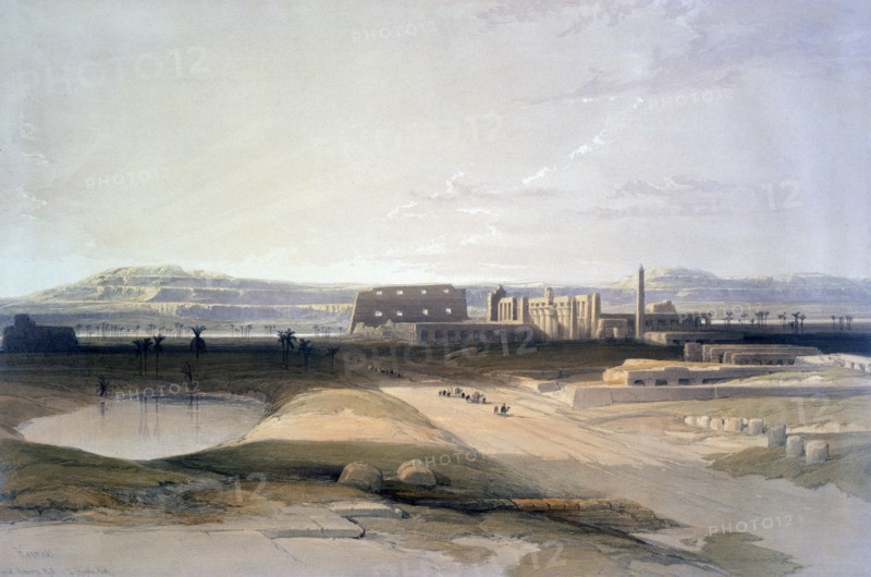 'Karnac', 19th century. Artist: David Roberts