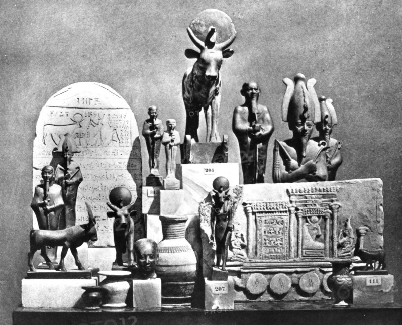 Artifacts, Memphis Saqqara, Egypt, 1893. Artist: Auguste Edouard Mariette