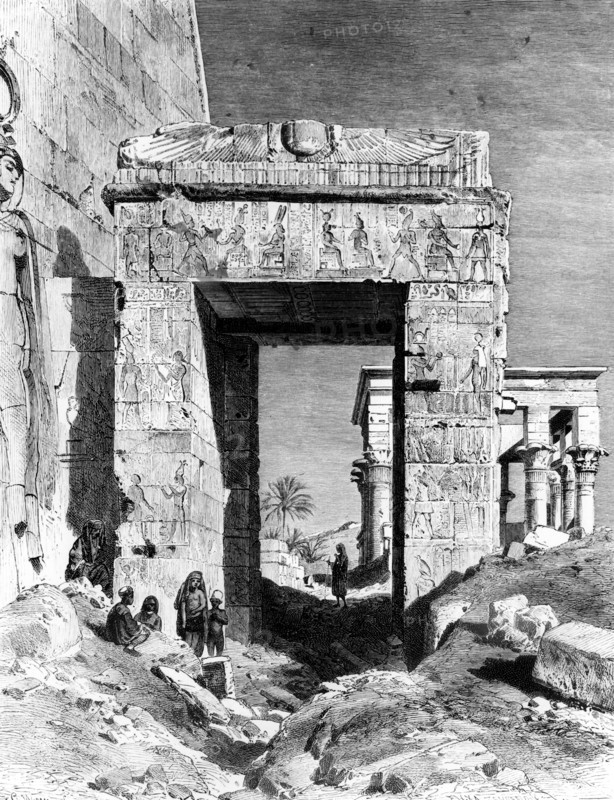 'A Corner of the Temple Isis', 1881. Artist: Zehrfeld