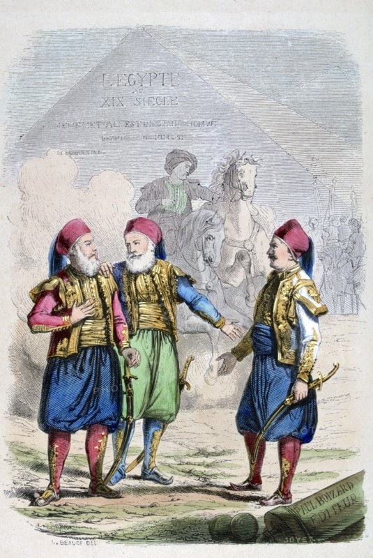 A print from 19th Century Egypt, 1847. Artist: Jean Adolphe Beauce