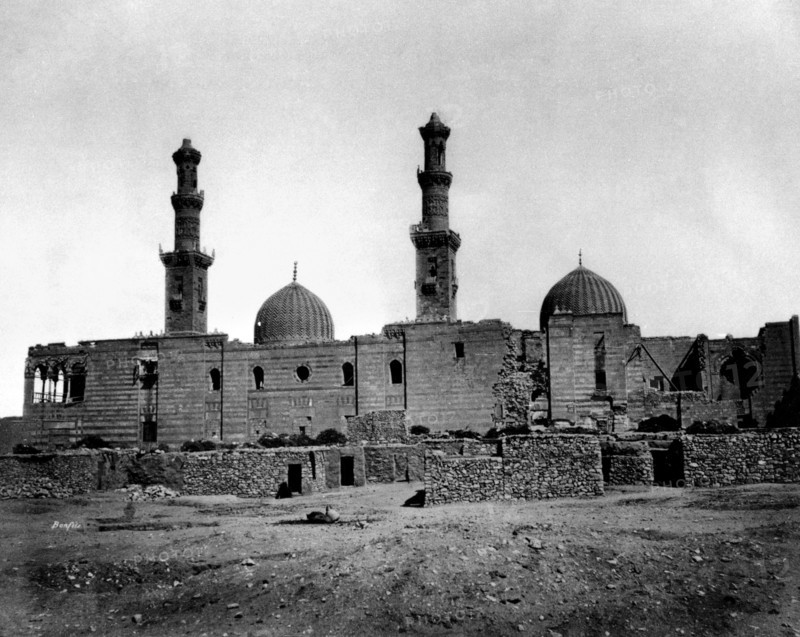 Sultan Barquq Mosque, Cairo, Egypt, 1878. Artist: Felix Bonfils