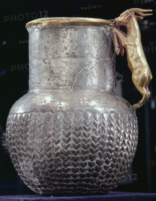 Ancient Egyptian pot from the time of Rameses II, 13th century BC. Artist: Unknown