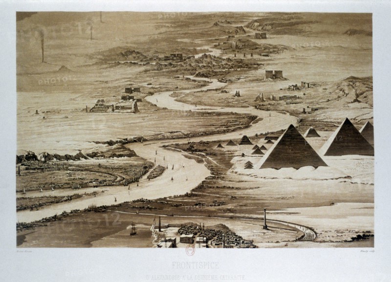 'From Alexandria to the Second Cataract', Egypt, 1841. Artist: Himely