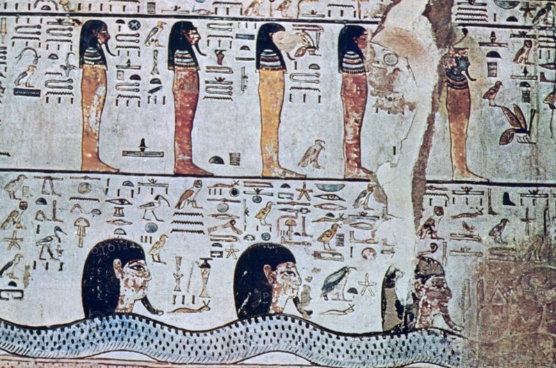 Tomb of Sethi I, Valley of the Kings, Egypt, 13th century BC. Artist: Unknown