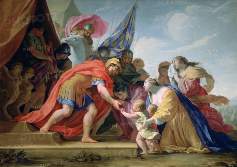 'Volumnie and Véturie in front of Coriolan', c1638-1639. Artist: Eustache Le Sueur
