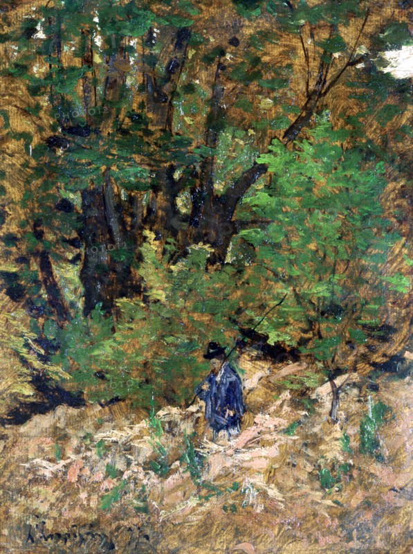 'At Home in the Forest', c1880. Artist: Henri-Joseph Harpignies