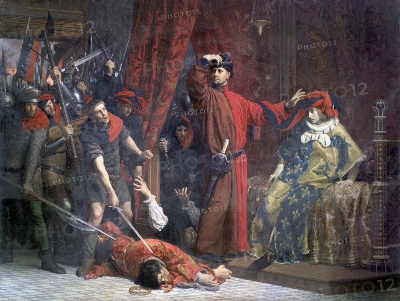'The Provost of Merchants .. and His Heir Apparent Charles', 1879. Artist: Lucien Etienne Melingue