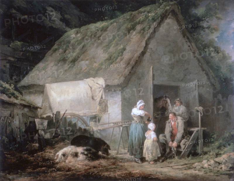 'Morning: Higglers Preparing for Market', 1791. Artist: George Morland