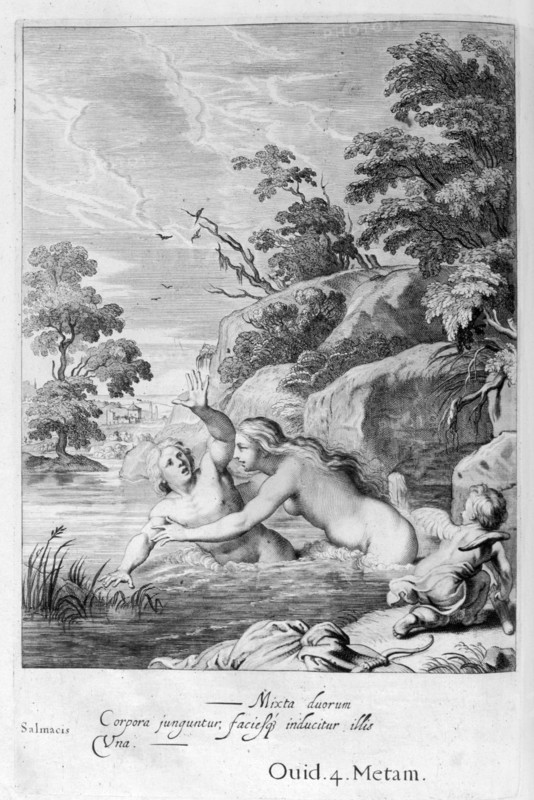'The Nymph Salmacis and Hermaphroditus', 1655. Creator: Unknown.